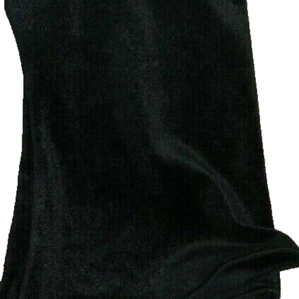 COPY- X 10 Hue Women's Velvet Slouchy Crew Socks in Black One Size - Picture 3 of 6